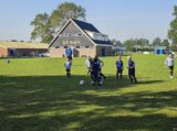 Mini Toernooitje op Sportpark Het Springer met S.K.N.W.K. JO7 en De Jonge Spartaan JO7 (63/174)